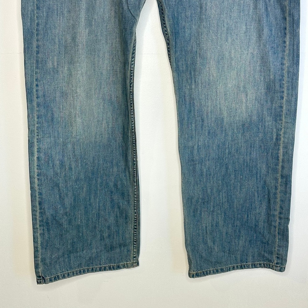 Levi's 569 Loose Straight Mens 42x32 Blue Denim Jeans 005690264 - Picture 4 of 9